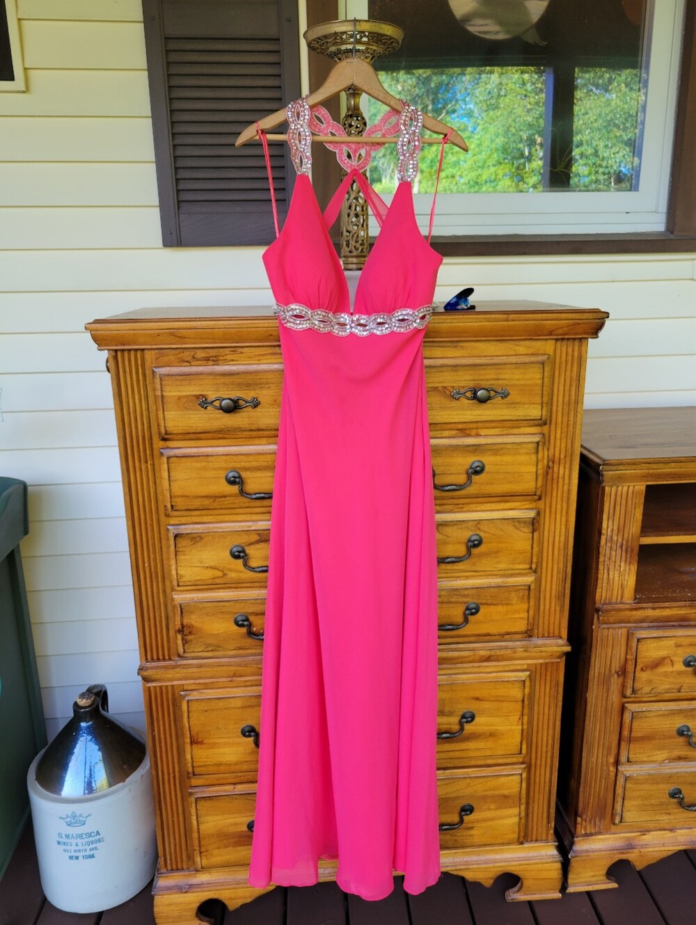 Faviana Pink Prom Dress Size 12